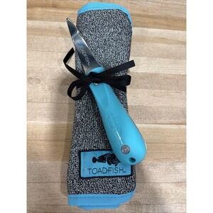 Toadfish Oyster Knife and Shucker Cloth Lowcountry Oyster Festival Set